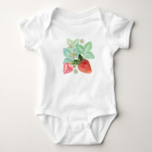 Aardbei, bessen, rood, vers, rijp, zoet, voedsel, romper