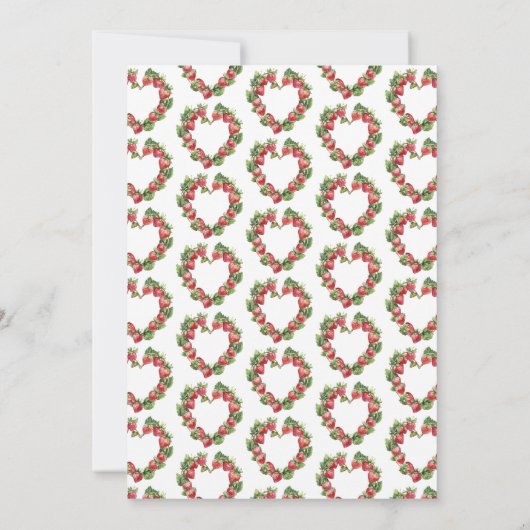 Aardbei betoverde feeëntuin verjaardag kaart (Achterkant)