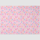 Aardbei Bevroren Icing & Donut Sprinkles Tissuepapier (Voorkant)