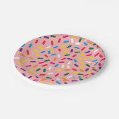 Aardbei Bevroren sprinkhaanpapier Borden Papieren Bordje (Gekanteld)