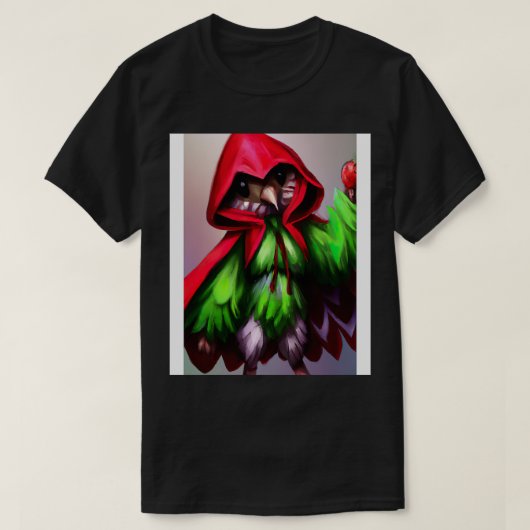 Aardbei Bird T-shirt (Design voorkant)
