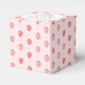 Aardbei Birthday Bedankdoosjes (Voorkant Zijde)