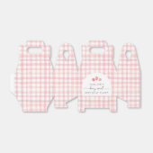 Aardbei Birthday Bedankdoosjes (Uitgevouwen)