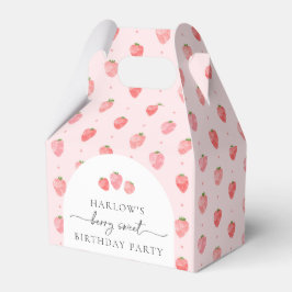 Aardbei Birthday Bedankdoosjes