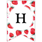 Aardbei Birthday bundelbanner Vlaggetjes (Tweede vlag)