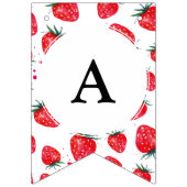 Aardbei Birthday bundelbanner Vlaggetjes (Derde vlag)