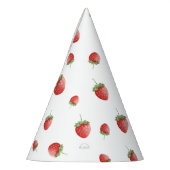 Aardbei Birthday Feesthoedjes (Links)