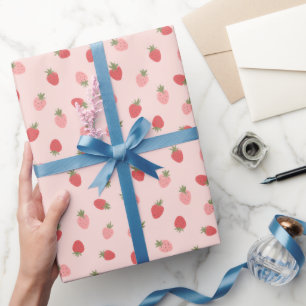 Aardbei Birthday Party Cadeaupapier