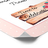 Aardbei Birthday Party Poster (Hoek)