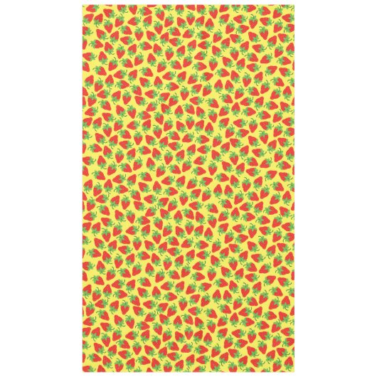 Aardbei Birthday Party Tafelkleed (Voorkant)