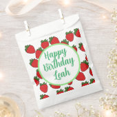 Aardbei Birthday Party Theme Bedankzakje (Geknipt)