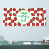 Aardbei Birthday Party Theme Spandoek (Beurs)