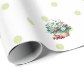 Aardbei Birthday Party Theme Wrapping Paper Cadeaupapier (Rol Hoek)
