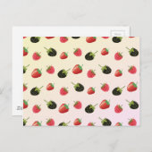 Aardbei, Blackberry, frambozen: heerlijk fruit Briefkaart (Voorkant / Achterkant)