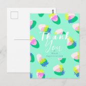 Aardbei Blauwgroen Briefkaart (Voorkant / Achterkant)