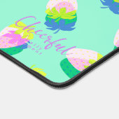 Aardbei Blauwgroen Bureaumat (Hoek)