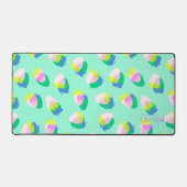 Aardbei Blauwgroen Bureaumat (Voorkant)