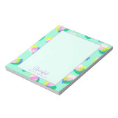 Aardbei Blauwgroen Notitieblok (Linkerzijde)