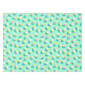 Aardbei Blauwgroen Tafelkleed (Voorkant (Horizontaal))