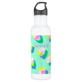 Aardbei Blauwgroen Waterfles