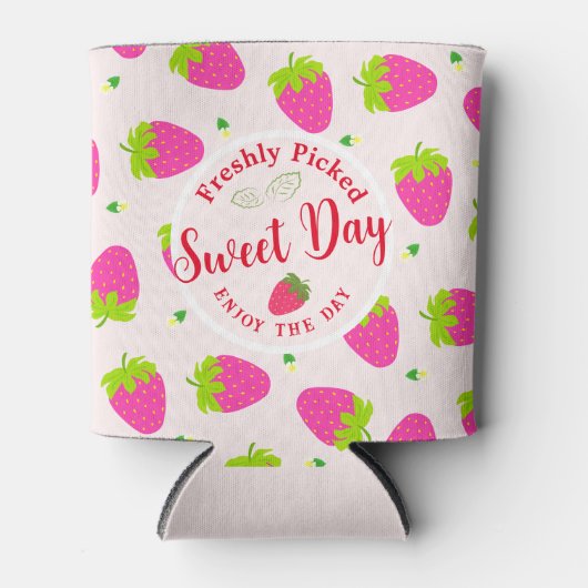 Aardbei Blikjeskoeler (Voorkant)