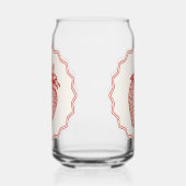 Aardbei Blikvorm Glas (Rechts)