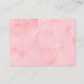 Aardbei Blueberry Baby shower Book Request Request Informatiekaartje (Achterkant)