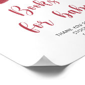 Aardbei - boeken voor baby poster (Hoek)