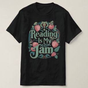 Aardbei Boekenliefhebber T-shirt – Lezen is mijn p
