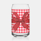 Aardbei boerderij blikvorm glas (Achterkant)