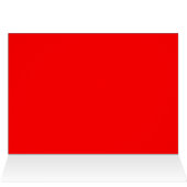 Aardbei Boerderij  Fruit Crate Art Blank Kaart (Binnen Horizontaal (Boven))