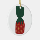 Aardbei Bon Bons Snoepjes Keramisch Ornament (Rechts)