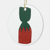 Aardbei Bon Bons Snoepjes Keramisch Ornament (Links)