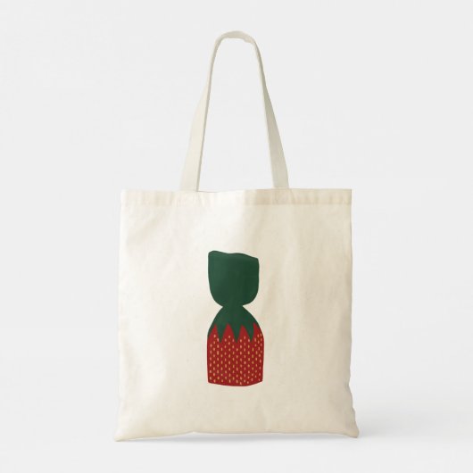 Aardbei Bon Bons Snoepjes Tote Bag (Achterkant)