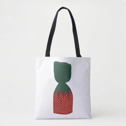 Aardbei Bon Bons Snoepjes Tote Bag (Voorkant)
