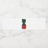 Aardbei Bon Bons Snoepjes Waterfles Etiket (Enkel label)