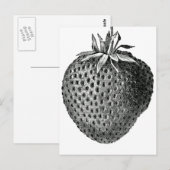 aardbei briefkaart (Voorkant / Achterkant)