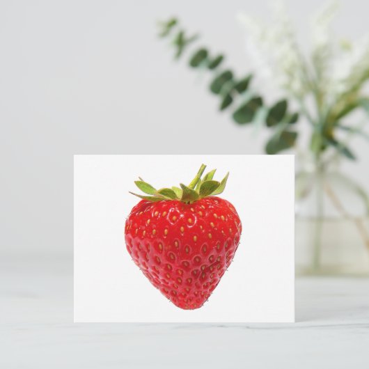 Aardbei Briefkaart (Staand voorkant)