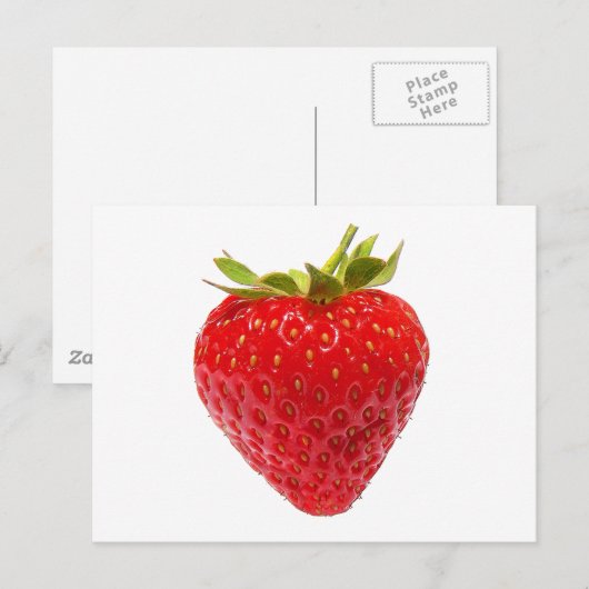 Aardbei Briefkaart (Voorkant / Achterkant)