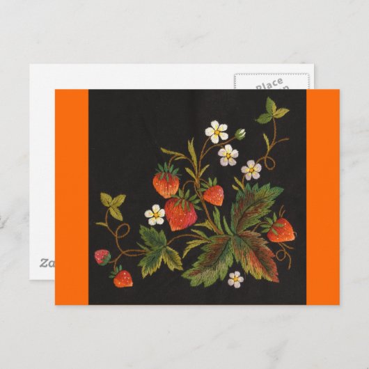 Aardbei Briefkaart (Voorkant / Achterkant)