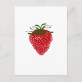 Aardbei: Briefkaart (Voorkant)