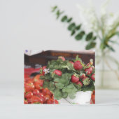 Aardbei Briefkaart (Staand voorkant)