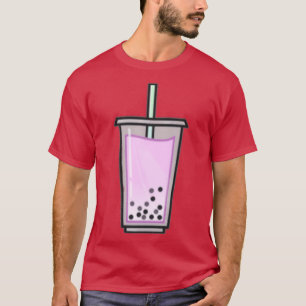 Aardbei Bubble Tea T-shirt