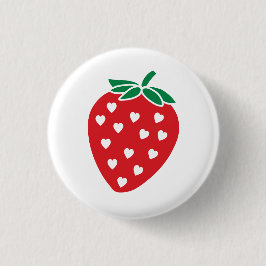 Aardbei Button Sweet Love Heart Strawberry Pin