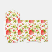 Aardbei cadeau gunst doos bedankdoosjes (Uitgevouwen)