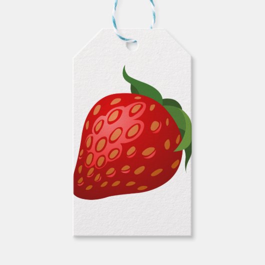 Aardbei Cadeaulabel (Voorkant)