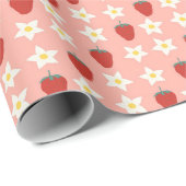 Aardbei Cadeaupapier (Rol Hoek)