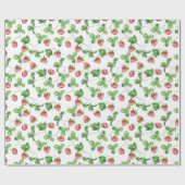 Aardbei Cadeaupapier (Vlak)