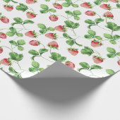 Aardbei Cadeaupapier (Hoek)