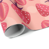 Aardbei Cadeaupapier (Rol Hoek)